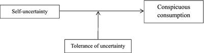 The link between self-uncertainty and conspicuous consumption: Tolerance of uncertainty as a moderator